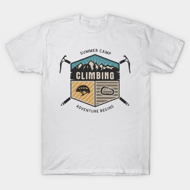 Summer Camp Adventure Begins T-Shirt by busines_night